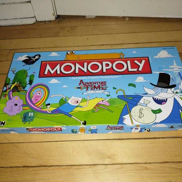 Monopoly Adventure Time. Collector's Edition (2013) Board Game 90% complete - Picture 1 of 4